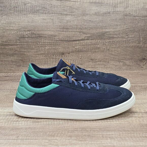 Olukai Punini Men's Size 12 Navy Blue Green Sneakers (10514-548Z) NEW - Picture 1 of 8